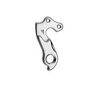 Gurpil Forcellino GH-045 Punta cambio Alluminio Argento compatibile con BH, Canyon, Merida, Haibike