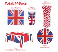 Union Jack Accessori Festa Perfetto per UK Strada Festa Compleanno Royal Evento