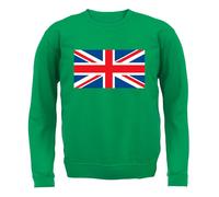 Union Jack Bandiera - Bambini Felpa/Maglione - UK London Bretagna Inglese United
