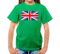 Union Jack Bandiera T-Shirt - UK - London - Bretagna - Inglese - Regno Unito
