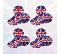 Union Jack Bandierine - UK Festa Decorazione PVC/Tessuto 3M - 40m Triangolo /
