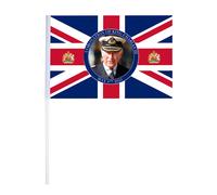 Union Jack Bandierine - UK Festa Decorazione PVC/Tessuto 3M - 40m Triangolo /
