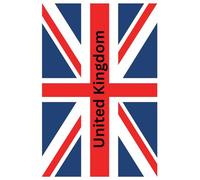 Union Jack Flag Notebook - Lined Journal: Travel, School & Office Writing Notebook, Gift for England & UK Fans
