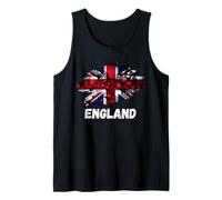 Union Jack Rain Drops Inghilterra Regno Unito Cultura Britannica Canotta