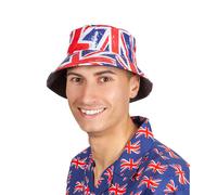 Union Jack Secchio Cappello 80th Ve Giorno Celebrations Costume Gran Bretagna