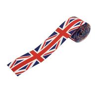 Union Jack Trimmings Traid, nastro con bandiera britannica, 25 mm di larghezza, nastro in grosgrain | per artigianato fai da te, celebrazioni del giubileo, confezione regalo, marito