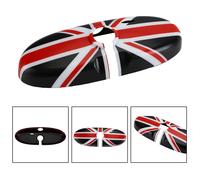 Union Jack UK Flag Rear Mirror Cover per MINI Cooper R55 R56 R57 Black/Red IT Y