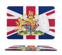 Union Jack UK Flag Tappetino Mouse Soffice Mousepad Base in Gomma Tappetini Mouse per Laptop Casa Gioco 25X30Cm