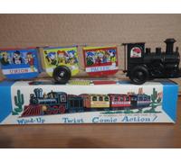 Union Pacific Express Trenino Zig-zag a molla Latta Vintage Box Made in Korea
