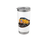 Union Pacific Yellow Engine su binari Bicchiere termico in acciaio inox doppia parete