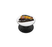 Union Pacific Yellow Engine su binari PopSockets PopGrip Adesivo