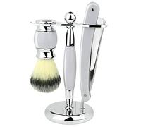 Union Razor S SS5W - Set da barba da 3 pezzi, colore: Bianco