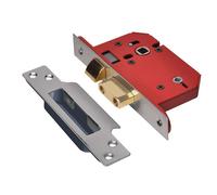 UNION Serratura Mortasa StrongBOLT 22WCS per Bagno, Acciaio Inox, 81mm