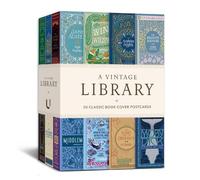 Union Square & Co A Vintage Library: 50 Classic Book Cover Postcard (Postcards)