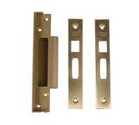 UNION StrongBOLT 2200 Kit per Serratura a Mortasa Incassata, Ottone Lucido, 13m