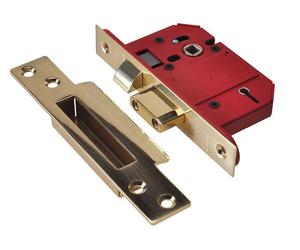 UNION StrongBOLT 2200S BS Serratura a Mortasa a 5 Leve, Ottone Satinato, 68mm