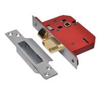 UNION StrongBOLT 2205S Serratura a Mortasa a 5 Leve, Acciaio Inox, 68mm