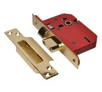 Union StrongBOLT 2205S Serratura Mortasa A 5 Leve Ottone Lucido 81Mm 3In Visi Un