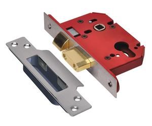 UNION StrongBOLT 22EU Serratura a Mortasa Euro, Acciaio Inox, 81mm