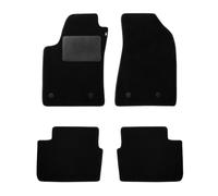 UNION Tappetini su misura realizzati per LANCIA YPSILON dal 2011 al 2024 in moquette di qualita Nero