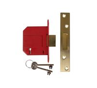 UNION Viti Robuste 2100S BS 5 Leva Serratura da Infilare 81mm 3in Raso Ottone