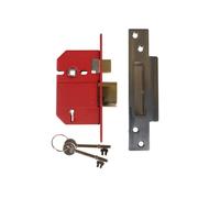 UNION Viti Robuste 2200S BS 5 Leva Della Serratura A Raso Cromo 68mm Visi UNNY2