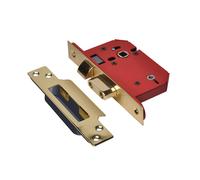 UNION Viti Robuste 22WCS Mortasa Bagno Lucchetto Ottone Lucidato 68mm 2.5in Visi