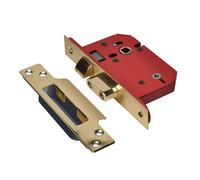 UNION Viti Robuste 22WCS Mortasa Bagno Lucchetto Ottone Lucidato 68mm 2.5in Visi