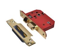 UNION Viti Robuste 22WCS Mortasa Bagno Lucchetto Ottone Lucidato 81mm 3in Visi