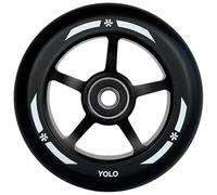 Union Yolo Stunt Scooter Abec9 100 mm I Leggero I Trick Tret Roller I Ruota di ricambio I Pneumatici I Wheel (Nero)