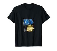 Unione Europea Orgoglio Stelle Retro Maglietta