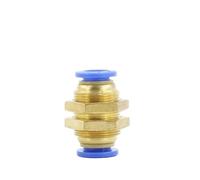 Unione pneumatica pneumatica della paratia diritta 10mm 8mm 6mm 4mm 12mm OD tubo One Touch Spingere nel connettore del gas Ottone Raccordo rapido(12mm)