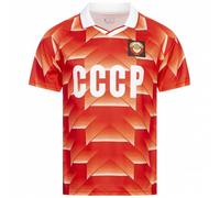 JELEX Retro History - Maglia da uomo, con logo ricamato e maniche corte, design nostalgico per gli appassionati di calcio, ideale per collezionisti, Unione Sovietica, XL
