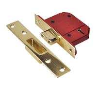 UNIONE StrongBOLT 2100S BS Serratura Morta A 5 Leve 68Mm 2.5In Ottone Satinato
