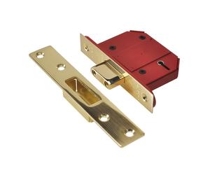 UNIONE StrongBOLT 2100S BS Serratura Morta A 5 Leve 68Mm 2.5In Ottone Satinato