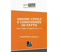 Libri Giuseppina Vassallo - Unioni Civili E Convivenze Di Fatto Dopo La Legge 20