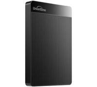 UnionSine Hard Disk Esterno 2,5" 500GB Ultra Slim Portatile USB3.0 SATA HDD Storage per PC, Macbook, PS4, PS5, Xbox series, Wii u, TV (Nero) HD2510