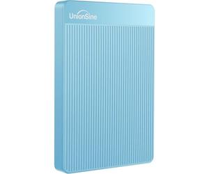 UnionSine Hard Disk Esterno 2,5" 500GB Ultra Slim Portatile USB3.0 SATA HDD Storage per PC, Macbook, PS4, PS5, Xbox series, Wii u, TV (Blu) HD2510