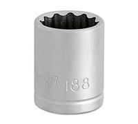 Unior 188/2 12p Chiave a Bussola con Attacco Interno Quadrato 1/4", 3/16"