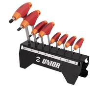 Unior 193HX-US.1 T-Griff Innensechskantschlüssel-Set, HX2-HX10/8, 629820UN