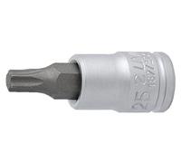 UNIOR 607907 - Llave de vaso 1/4" con punta Torx TX 25 serie 187/2PH