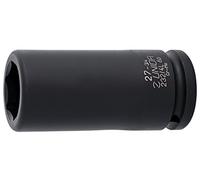 UNIOR 607937 - Llave de vaso de impacto larga 3/4" 22 mm serie 232/4L6p