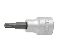 UNIOR 612101 - Llave de vaso 3/8" con punta de perfil TX 15 serie 236/2TX