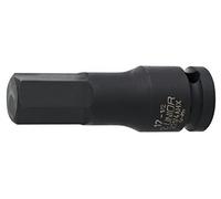 UNIOR 615222 - Llave de vaso de impacto 1/2" con punta hexagonal 12 mm serie 231/4AHX