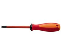 UNIOR 616461 - Destornillador Pozidrive aislado VDE PZ 1x80 mm serie 623VDETBI