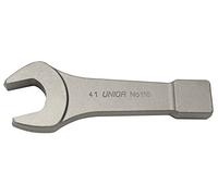 UNIOR 620490 - Llave de golpe boca abierta 135 mm serie 118/7