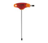 Unior Cacciavite esagonale con impugnatura a T, metrico, 4 mm, rosso/arancione
