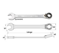 UNIOR Chiave a cricchetto 160/2