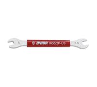 Unior Double Sided Spoke Wrench Red 5 X 5,5Mm