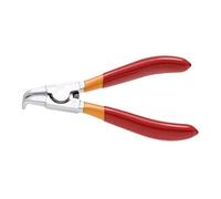 Unior Pinza per anelli di bloccaggio esterni, piegata, 140 x 3-10, colore: rosso